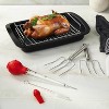 BergHOFF Leo Balance Nonstick Ceramic 12.75" Wok Pan 6.2qt., Glass Lid - 3 of 4
