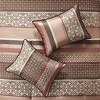 Sapphtopaz 7 Pcs Traditional Jacquard Design Comforter Set, Bedding Set Quilt Set with Beautiful Geometric and Damask Design, Machine Washable - 4 of 4