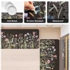 BAGOKIE Farmhouse Floral Anti Fatigue Kitchen Mat Set of 2 - 2 of 4