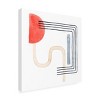 18" x 18" Grace Popp 'Deco Sunrise V' Unframed Wall Canvas - Trademark Fine Art: Giclee Modern Art for Home Decor - 2 of 4