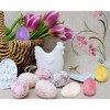 Juvale 72 Pack Glittery Small Foam Easter Eggs for Crafts, Spring Decor, DIY Projects, Table Centerpieces, Egg Basket Fillers - 2 of 4