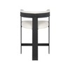 Meridian Furniture,Romeo Cream Vegan Leather Counter Stool, Set of 2 - 2 of 4