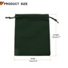 Unique Bargains Velvet Reusable Soft Jewelry Headphone Candy Drawstring Gift Bags 20 Pcs - 2 of 4