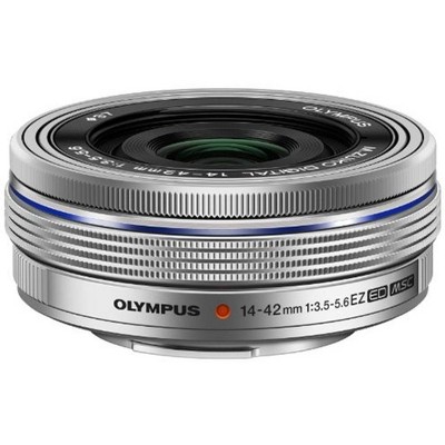 Olympus M.Zuiko Digital ED 14-42mm f/3.5-5.6 EZ Lens (Silver)