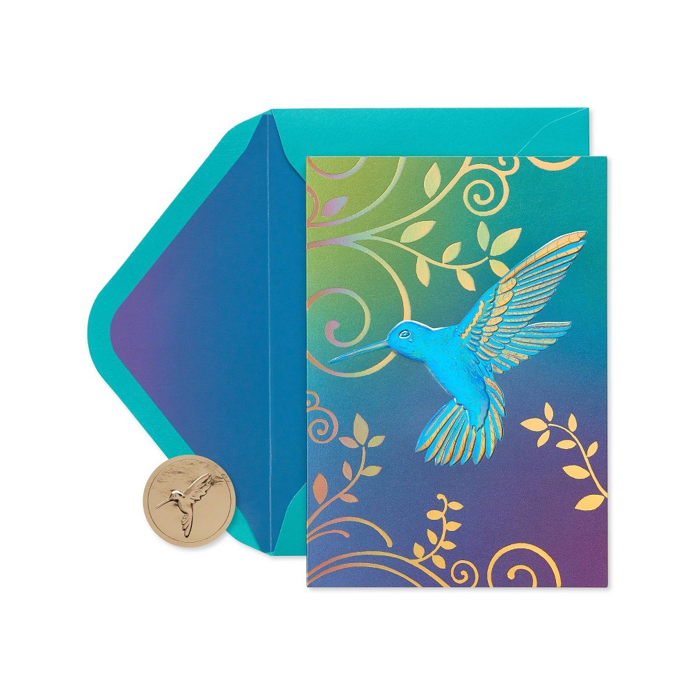 Photos - Envelope / Postcard UBN Blank Card Hummingbird - PAPYRUS