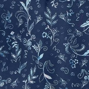 navy paisley