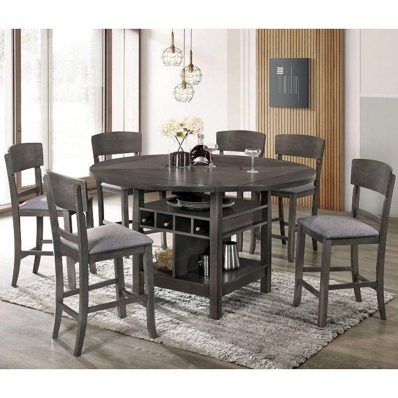 60" Summerland Round Counter Height Dining Table - HOMES: Inside + Out, 4 of 9