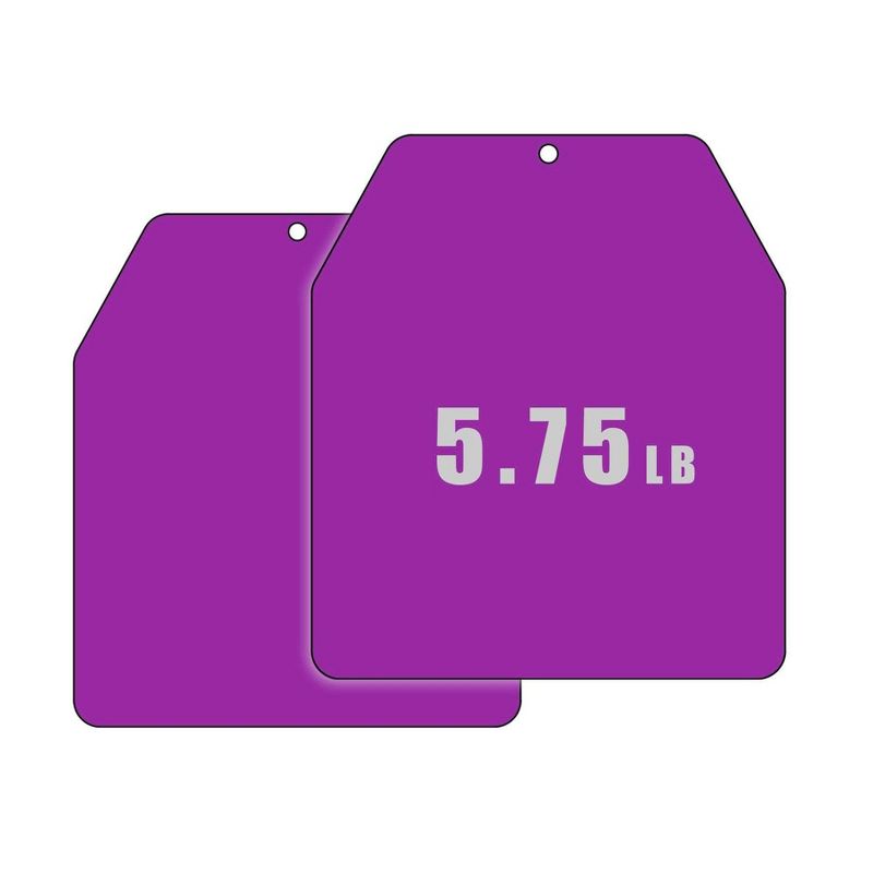 Tribe WOD 5.75-13.75lb Weight Vest Plates - Purple, 1 of 8