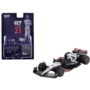 AlphaTauri AT04 #21 Nyck de Vries Formula One F1 "Australian GP" (2023) Limited Edition 1/64 Diecast Model Car by Mini GT - 1 of 4