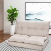 LOVMOR Adjustable Fabric Folding Chaise Lounge Sofa Floor Couch and Sofa - 2 of 4