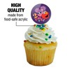 Sesame Street Elmo and Abby 2 Cute Cupcake Picks Toppers Decoration Set of 6 - 3 of 4