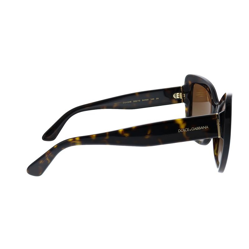 Dolce & Gabbana DG 4348 502/13 Womens Butterfly Sunglasses Havana 54mm, 3 of 4