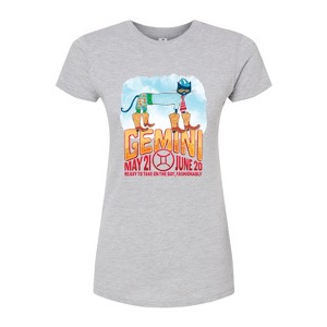 Women's - Pete the Cat - Gemini Fitted Graphic T-Shirt - 1 of 3