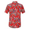 Clearlove Men's Hawaiian Shirt Short Sleeves Printed Button Down Summer Beach Dress Shirts - 3 of 4