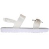 bebe Girl's Flat Sandals with Rhinestone Bow Detail and Fruit Glitter Detail - Sandals for Little Kid/Big Kid - 2 of 4