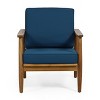 GDFStudio Daniel Patio Acacia Wood Club Chairs with Cushions(Set of 2) - 4 of 4