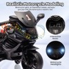 Kids Motorcycle, ride on car toy with training wheels, working headlight, horn and music, suitable for boys and girls aged 3-6. - 4 of 4