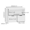 Toy Storage Cabinet with Storage Drawers, Open Shelf, Durable MDF Organizer for Kids Room, 31.5 in Wide-3irtyhousy - 4 of 4