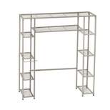 Honey-Can-Do 5-Tier Over the Toilet Steel Storage Shelf Silver