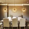 LLHZSY 62 1/5" Modern Glam Globe Dandelion Crystal Chandelier-Gold - 2 of 4