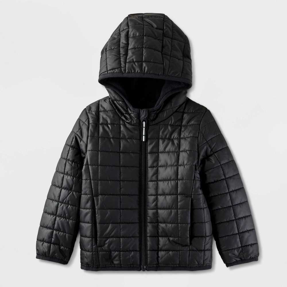 Toddler Puffer Jacket - Cat & Jack™ Black 4T