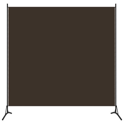 vidaXL 1-Panel Room Divider Brown 68.9 inches x70.9 inches