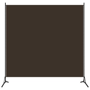 vidaXL 1-Panel Room Divider Brown 68.9 inches x70.9 inches - 1 of 4