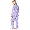 Casual Nights Women's Flannel Long Sleeve Button Down Pajama Set - 3 of 4