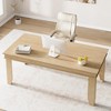 70 in Farmhouse Executive Desk, Large Home Dining Table, Work from Home Study Desk with Sturdy Wooden Frame, for Home Office - 3 of 4