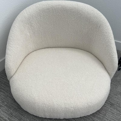 White sherpa chair discount target