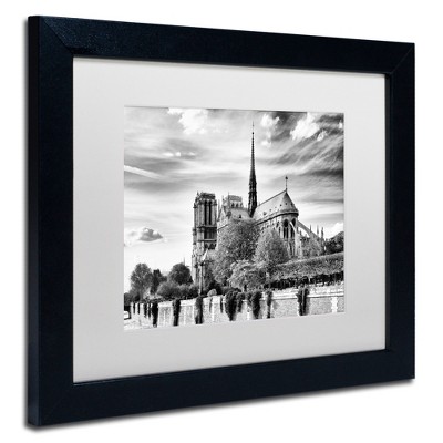 Trademark Fine Art -Philippe Hugonnard 'Notre Dame Cathedral Paris' Matted Framed Art