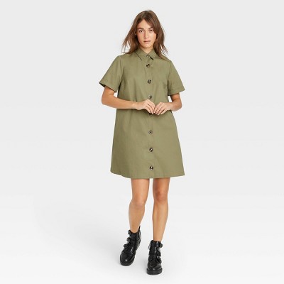 Green Button Dress : Target