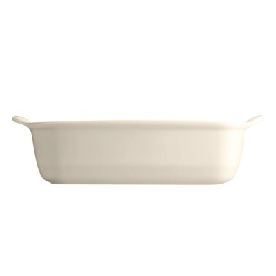 Emile Henry Off-White Ceramic Square Baking Dish, 11-Inch