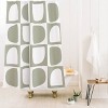 Summer Sun Home Art Forms Shower Curtain Sage Green - Deny Designs - 2 of 2