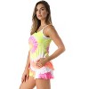 Just Love Tie Dye Pajama Short Set with Ruffle Detail | Womens PJ Set - 2 of 3