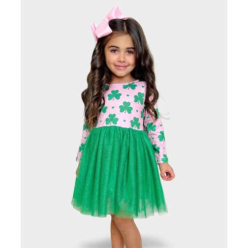 So Clover It Shimmer Tutu Dress Mia Belle Girls, Pink, 3t : Target