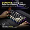 MaseiKar RT80 Gaming Keyboard, 8K Polling Rate, 75% Layout,BT/2.4GHz/Wired,RGB Backlit,Hot Swap,Adjustable Actuation Wireless - 4 of 4