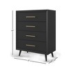 Child Craft Cranbrook 4 Drawer Dresser for Nursery or Bedroom, Anti-Tip Kit Included to Prevent Tipping, Non-Toxic, Baby Safe Finish - 3 of 4