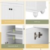 Whisen Modern Sleek Bathroom Vanity with Ceramic Sink, Solid Wood Vanity with Adjustable Shelf - 4 of 4