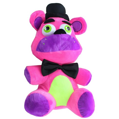 Chucks Toys Five Nights At Freddys 14 Inch Plush | Neon Pink Freddy ...