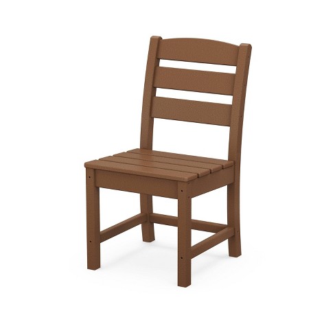 Lakeside Outdoor Dining Side Chair - Brown - Polywood : Target