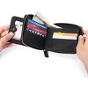 BEAFUP Wallets for Men Genuine Leather Front Pocket Wallet RFID Zip Around Bifold Credit Card Holder - 4 of 4