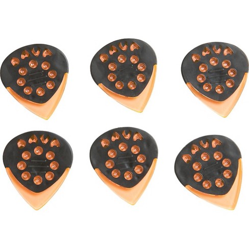 Médiators Guitare DAVA Grip Tips Gels - Lot De 6 - Prise Ergonomique - Multi-Épaisseur