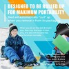 Sunlite Sports 45-47" Heavy Duty Snow Sled, Portable & Durable, Fast & Sturdy, 1-2 Person, Kid & Family Winter Fun, Toboggan for Snow Play - 2 of 4