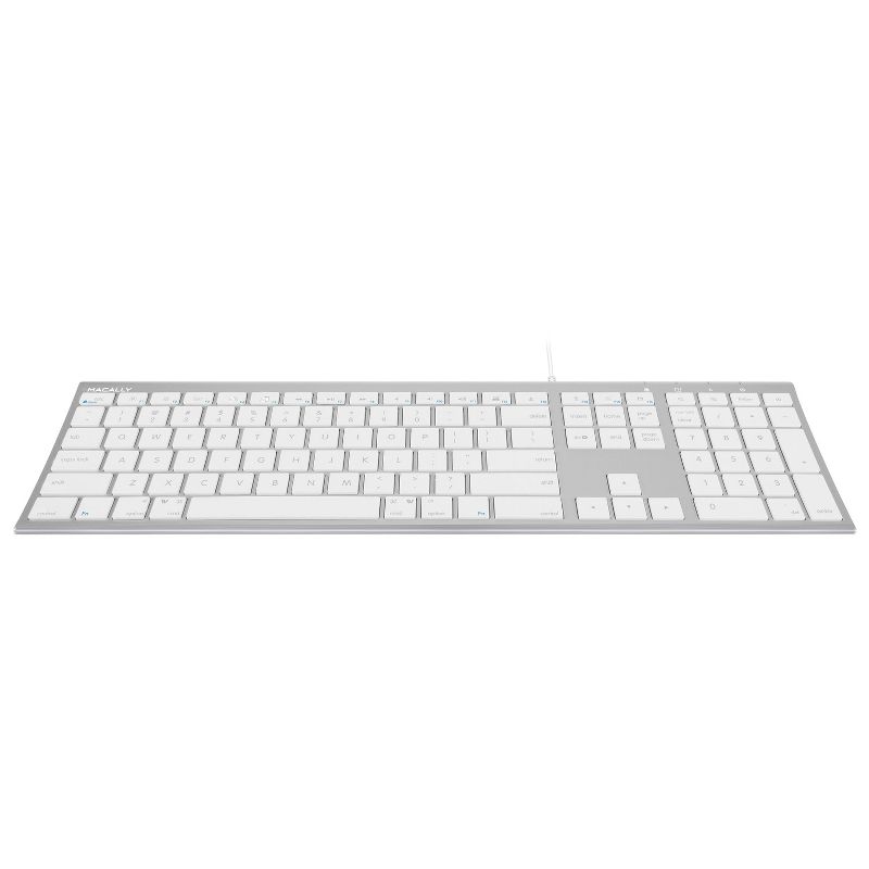 Macally Ultra Slim USB-C Wired Full Size With Numeric Keypad, 3 of 9