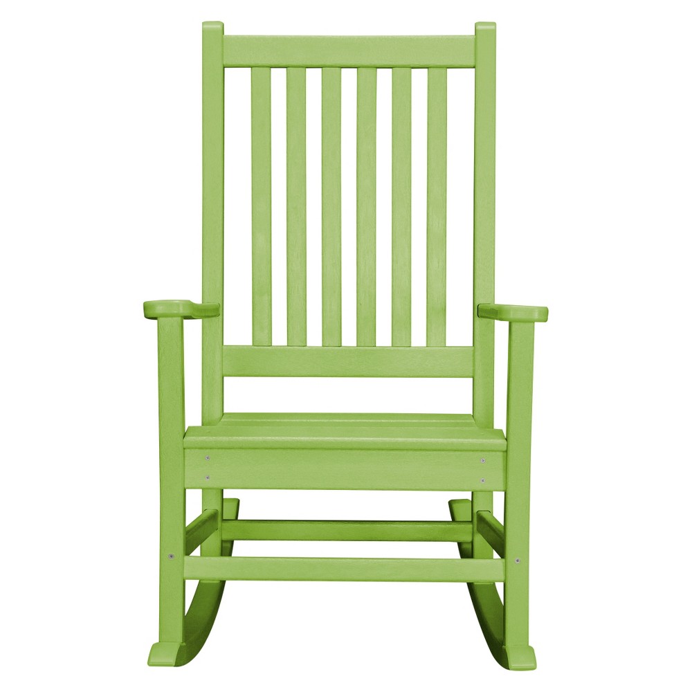 Photos - Garden Furniture POLYWOOD St. Croix Rocking Chair - Lime