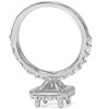Pompeii3 3/8ct Halo Diamond Ring 14K White Gold - 3 of 4