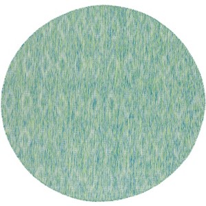 Courtyard CY8522 UV & Stain Resistant Non-Shedding Power Loomed Indoor/Outdoor Rugs - Safavieh - 1 of 4