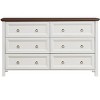 CAVINAS Dresser with 6 Drawer for Bedroom,Wood Rustic Dressers & Chest of Drawers for Living Room,Entryway - 2 of 4