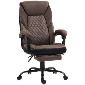 NicBex Adjustable Height Reclining Swivel Executive Office Chair with High Back and Footrest for Work Study - 1 of 4